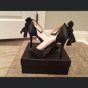 BADGLEY MISCHKA satin heels